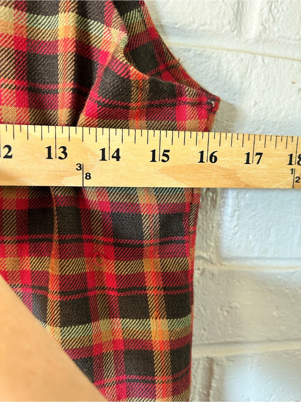90s Y2K Plaid Jumper Dress Women’s Small Sleeveless Grunge Academia Schoolgirl - Picture 8 of 11